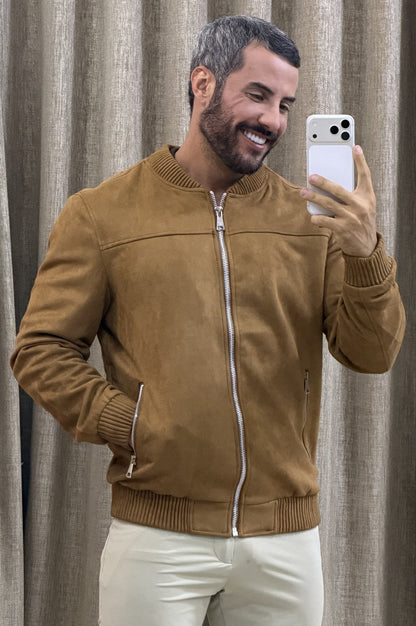 Campera Oxford · Estilo Bomber de Gamuzada
