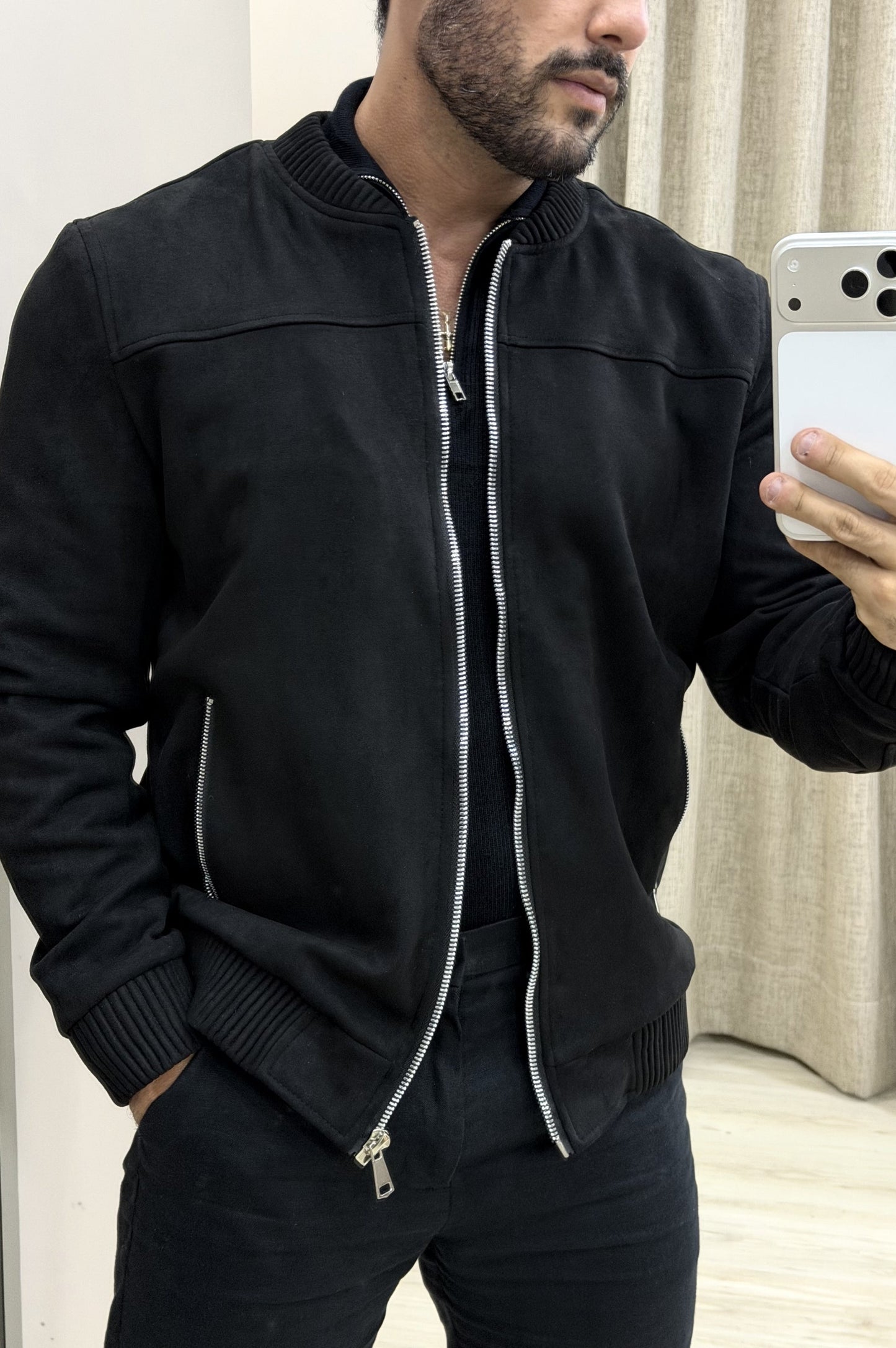 Campera Oxford · Estilo Bomber de Gamuzada