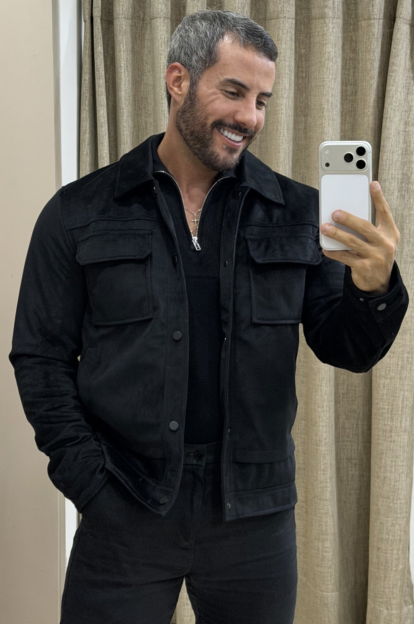 Campera Verona · Corte Clásico con Cuello Solapa